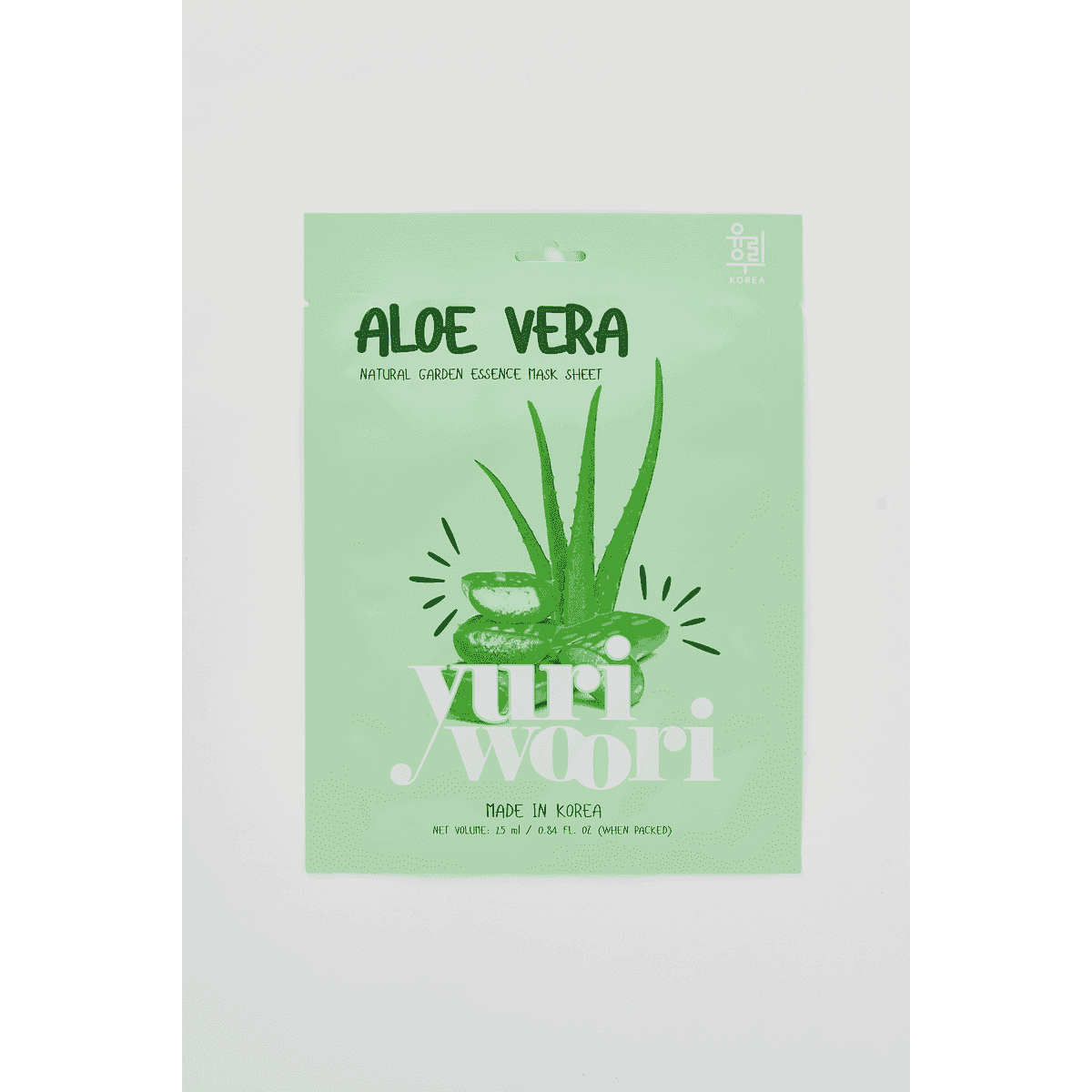 Yuri Woori Natural Garden Essence Mask Sheet Aloe Vera 25 Ml