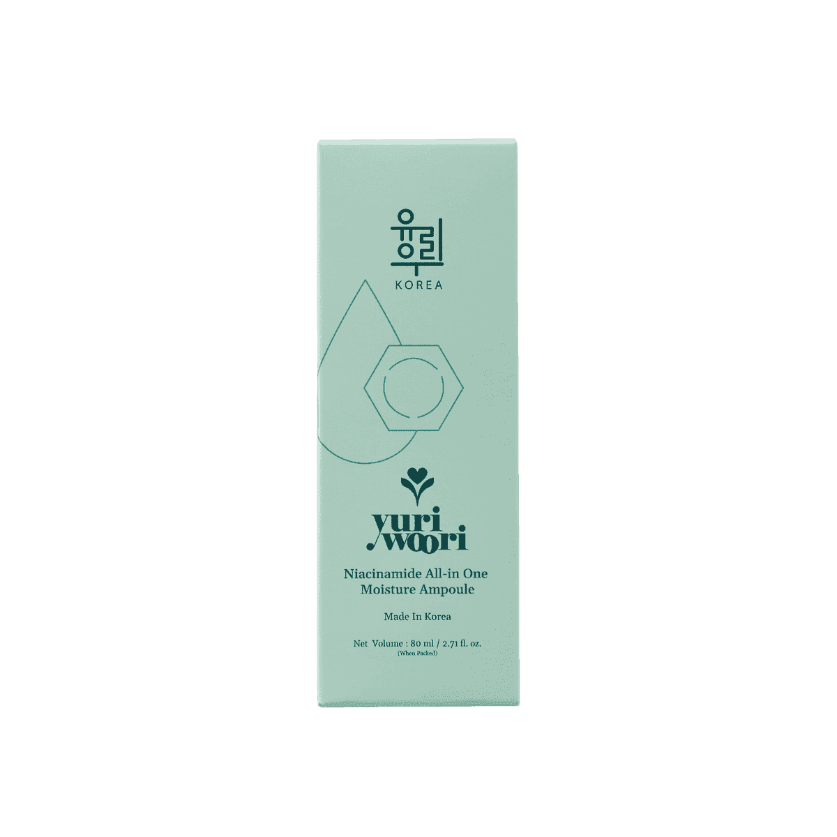 Yuri Woori Niacinamide All-In One Brightening Amphoule 80 Ml