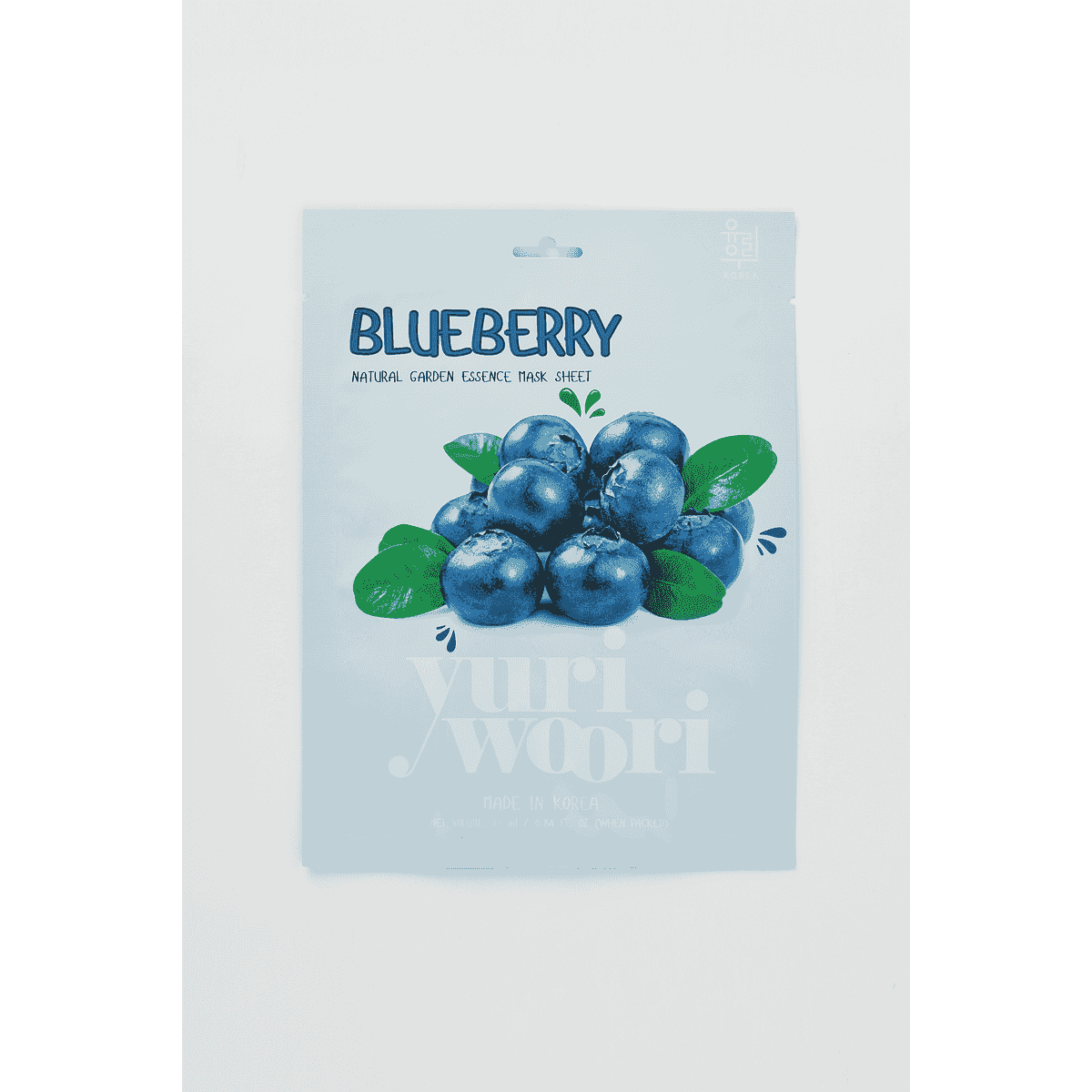 Yuri Woori Natural Garden Essence Mask Sheet Blueberry 25 Ml