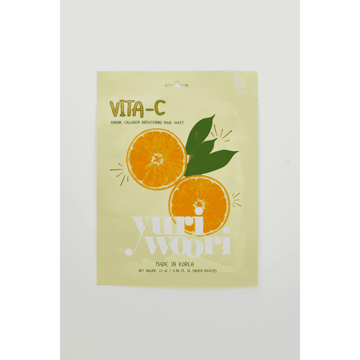 Yuri Woori Vita-C Marine Collagen Brightening Mask Sheet 25 Ml