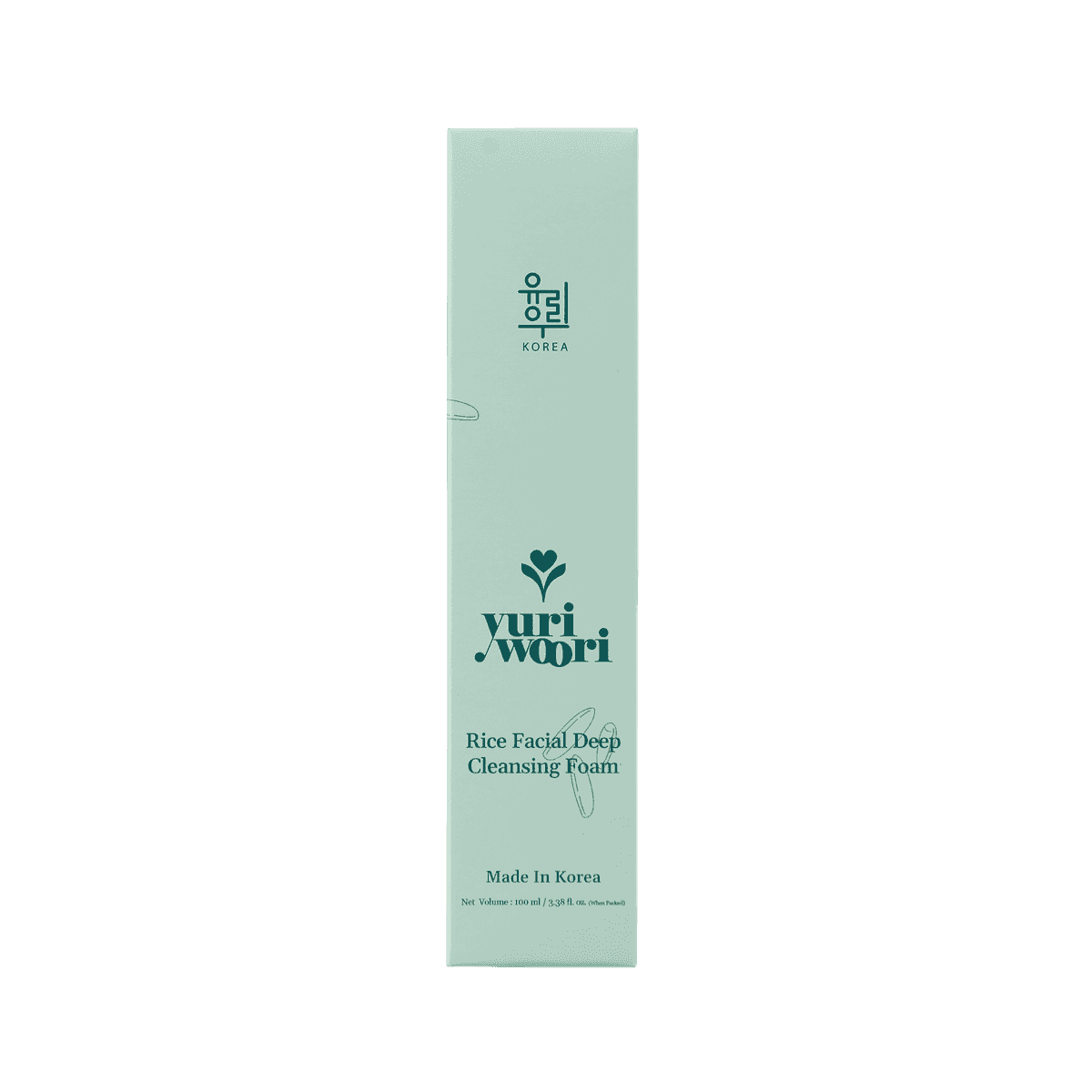 Yuri Woori Rice Facial Deep Cleansing Foam 100 Ml