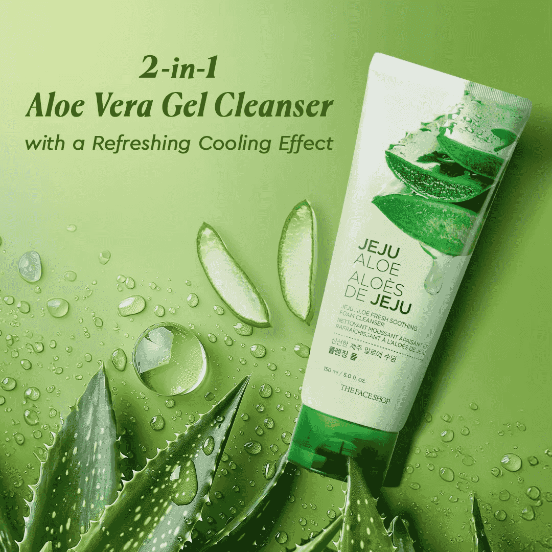 Jeju Aloe Fresh Soothing Foam Cleanser 150 ml