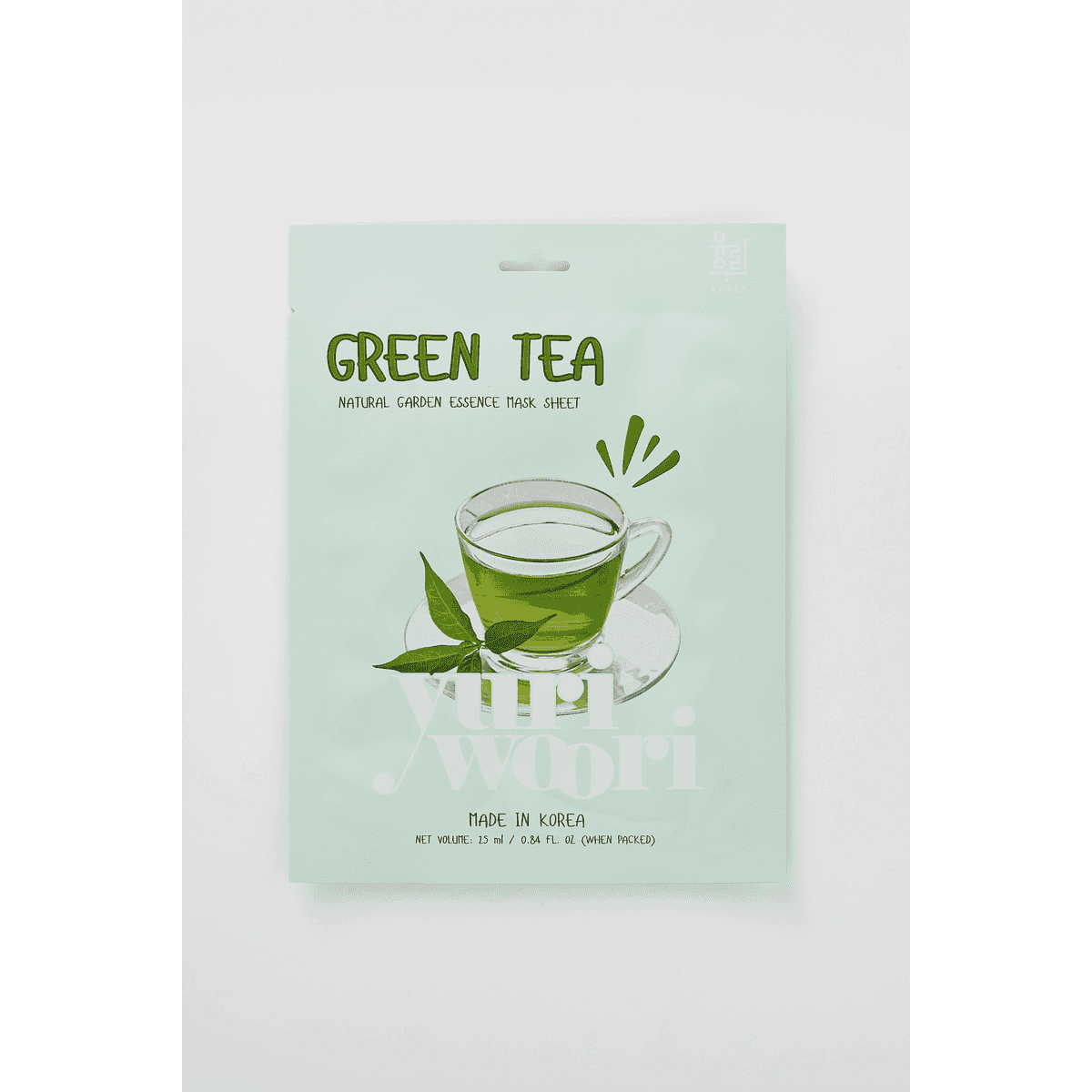 Yuri Woori Natural Garden Essence Mask Sheet Green Tea 25 Ml