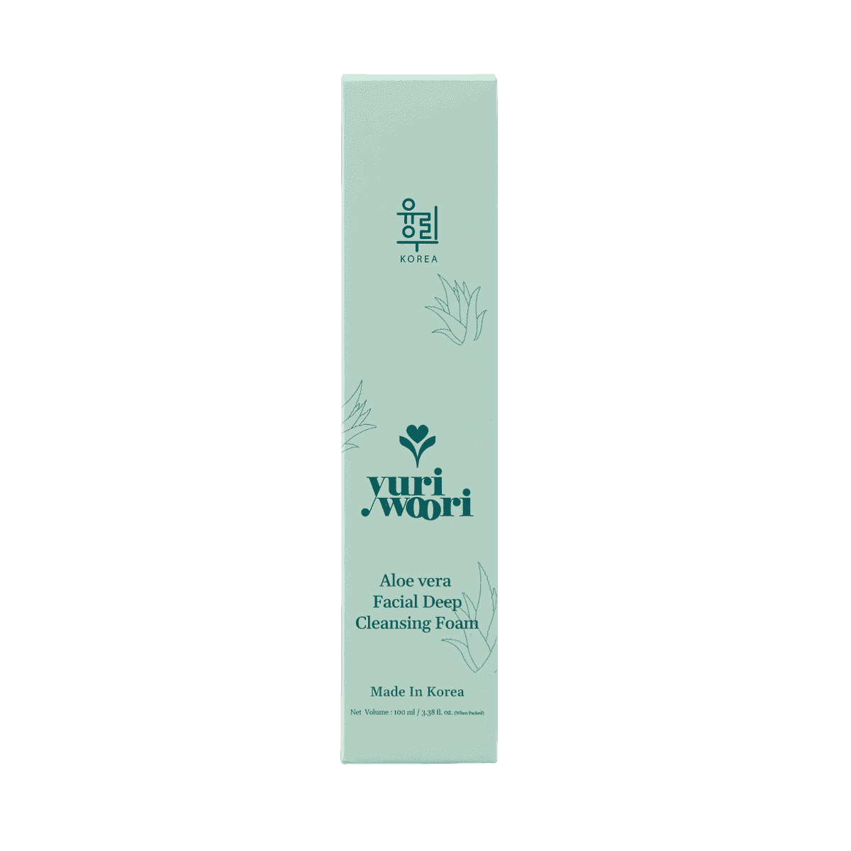 Yuri Woori Aloe Vera Facial Deep Cleansing Foam 100 Ml